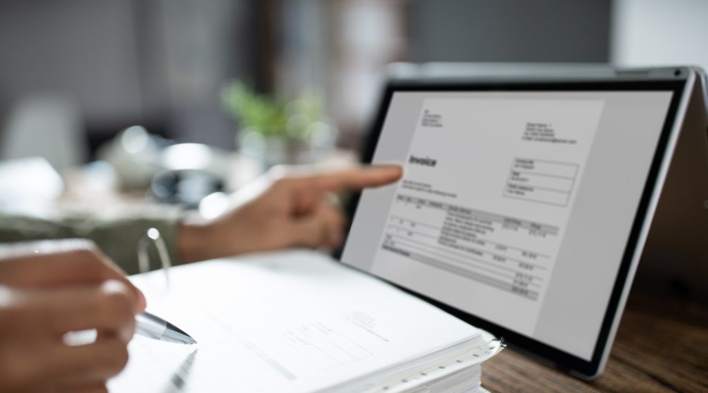 Payroll invoice