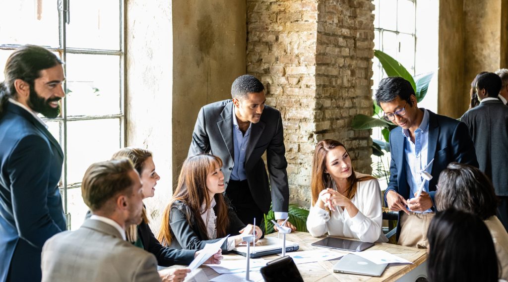 Diverse Group in a meeting