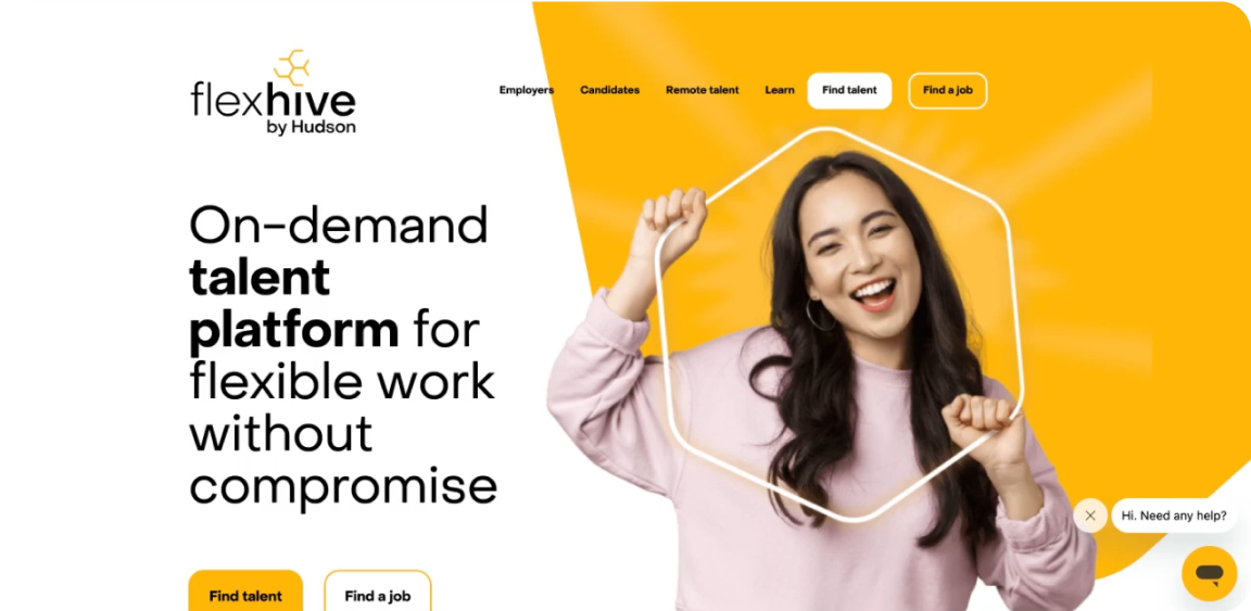 Your on-demand talent platform - flexhive by Hudson 1