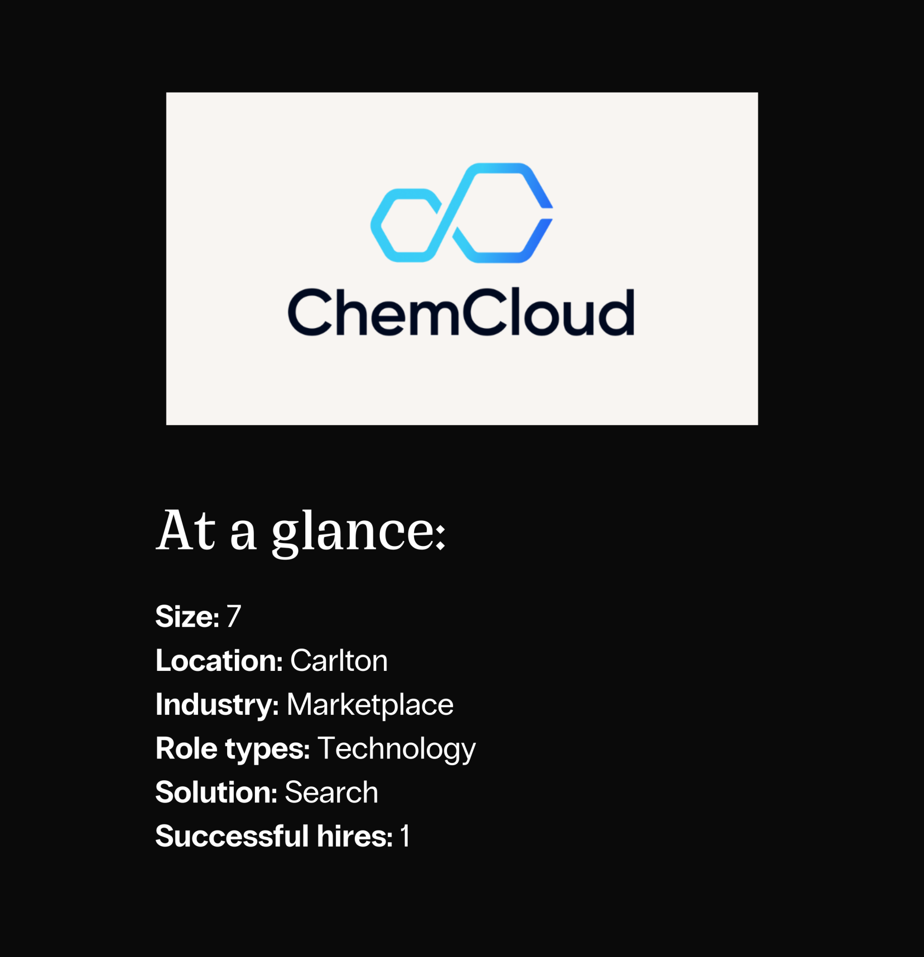 ChemCloud At A Glance (1)