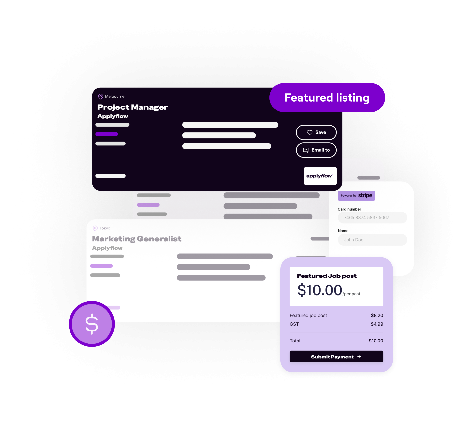 Fully monetisable job boards Icon