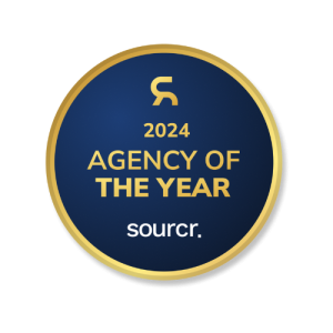 Sourcr Agency of the Year 2024 Award Badge for Archway Recruitment