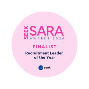 Seek Awards Recruitment Leader of the Year 2024 Tile