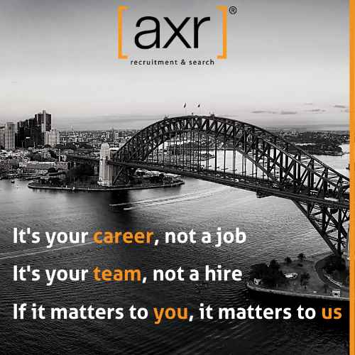 axr recruitment & search - it's your career not a job, it's your team not a hire, if it matters to you it matters to us (500 x 500 px)