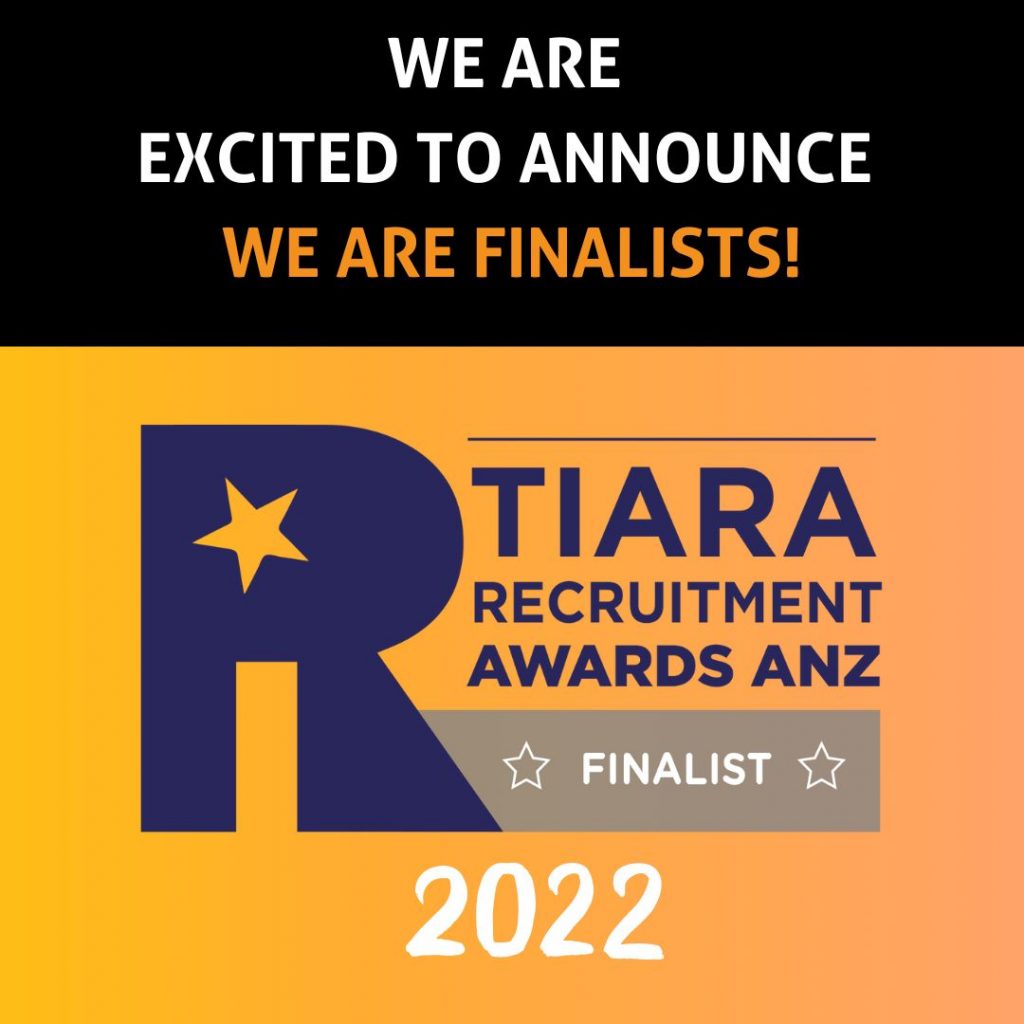 TIARA Recruitment awards ANZ- axr recruitment finalist (Instagram Post)