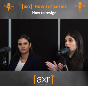 [axr] podcast: how to resign