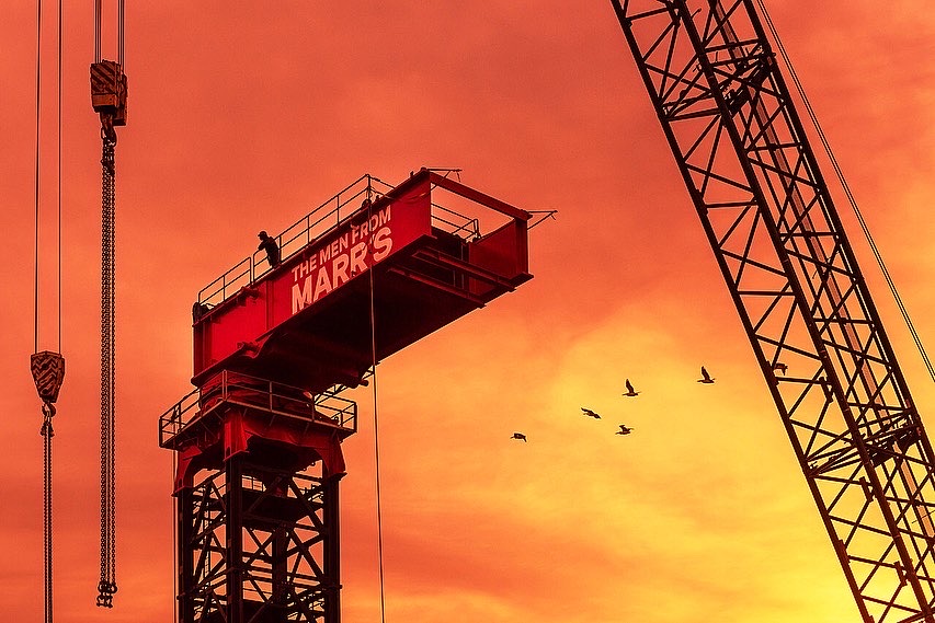 Marrs cranes building melbourne