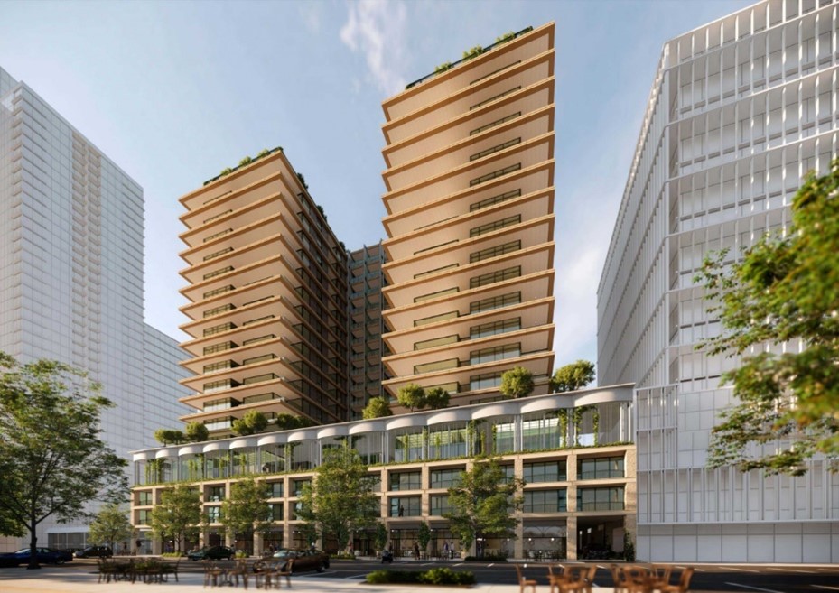 Global investment manager Hines has lodged plans with the City of Port Phillip for an 18-story tower on Bank Street, South Melbourne. The new building will house 355 apartments and is the company's third build-to-rent (BTR) project in Melbourne.