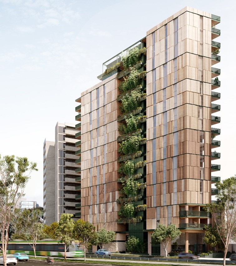 VCAT has approved Gamuda Land’s application for an 18-storey residential tower on St Kilda Road, overriding a permit amendment from the City of Port Phillip to cut the tower’s height by two storeys.