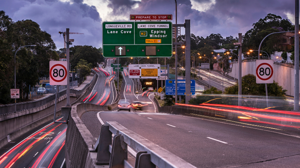 M2 Lane Cove Tunnel Motorway