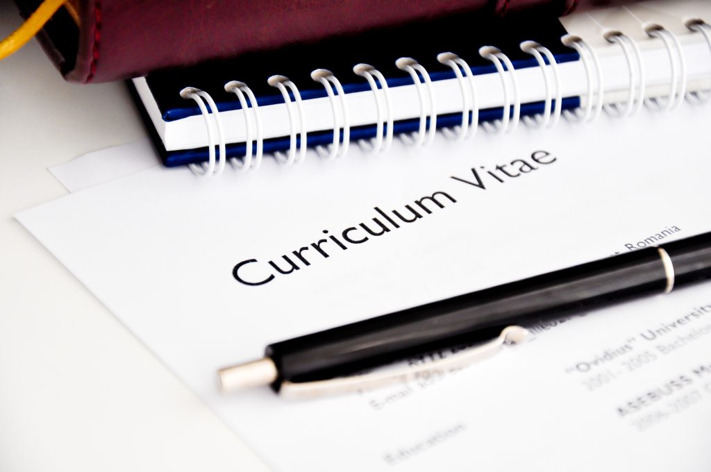 curriculum vitae or resume