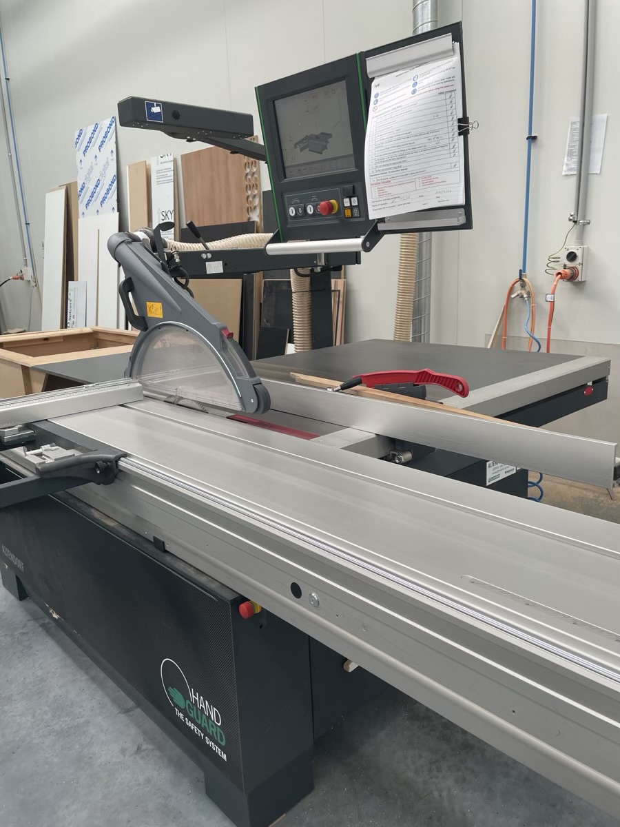 Altendorf Sliding table saws Hand Guard-Cabinetmaking