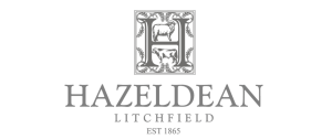 Hazeldean Proprietary Limited logo. Strapline: Litchfield Established 1865.