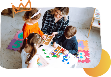 Childcare Jobs Australia - Children and Educator playing