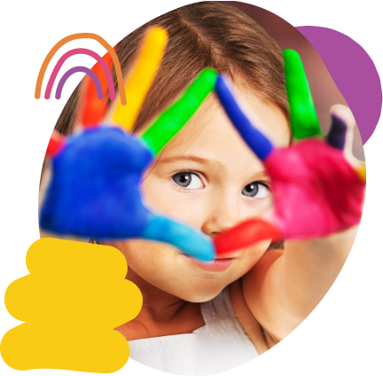 Childcare Jobs - Available Candidates ECEC - Young Girl with painted hands