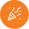Orange party symbol