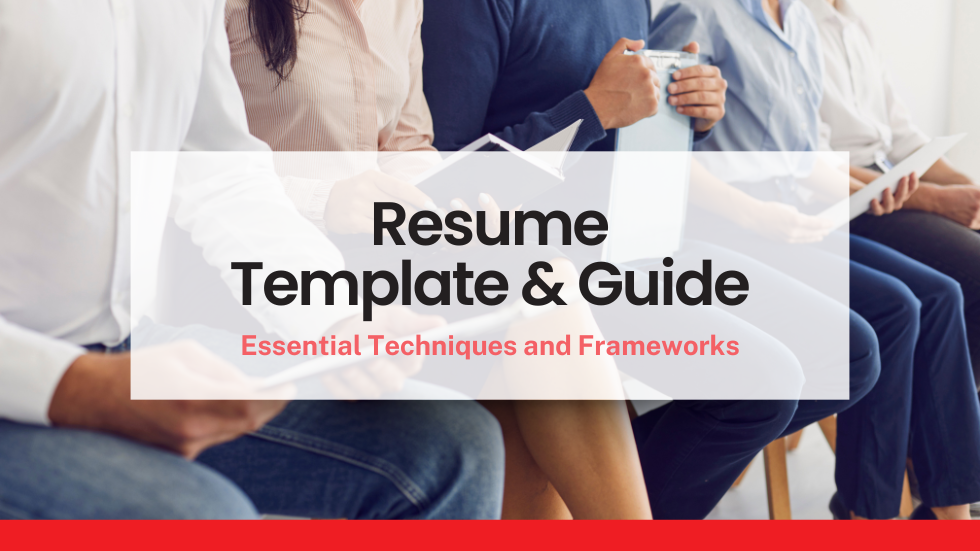 Entrée Recruitment: Resume Template and Guide