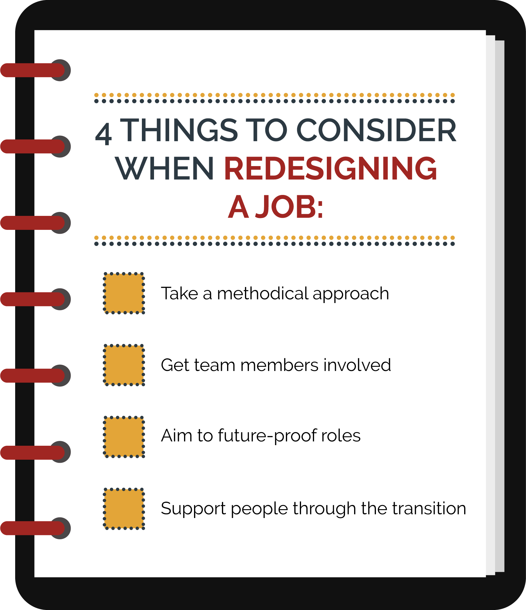 :4 Things to Consider When Redesigning a Job