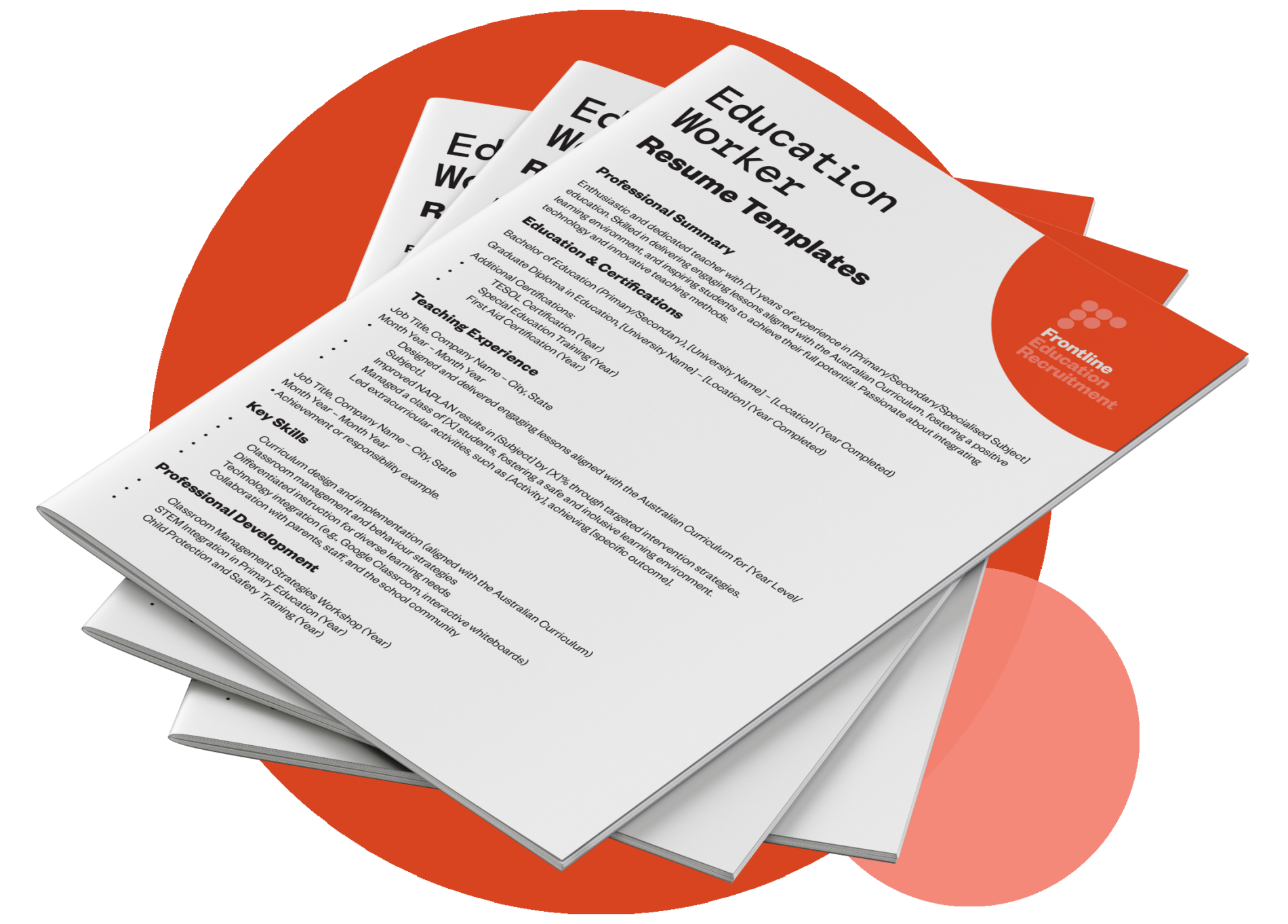 Download your Education AU Teacher Resume Template