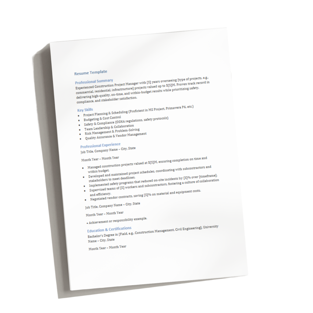 Finance Chartered Accountant Resume