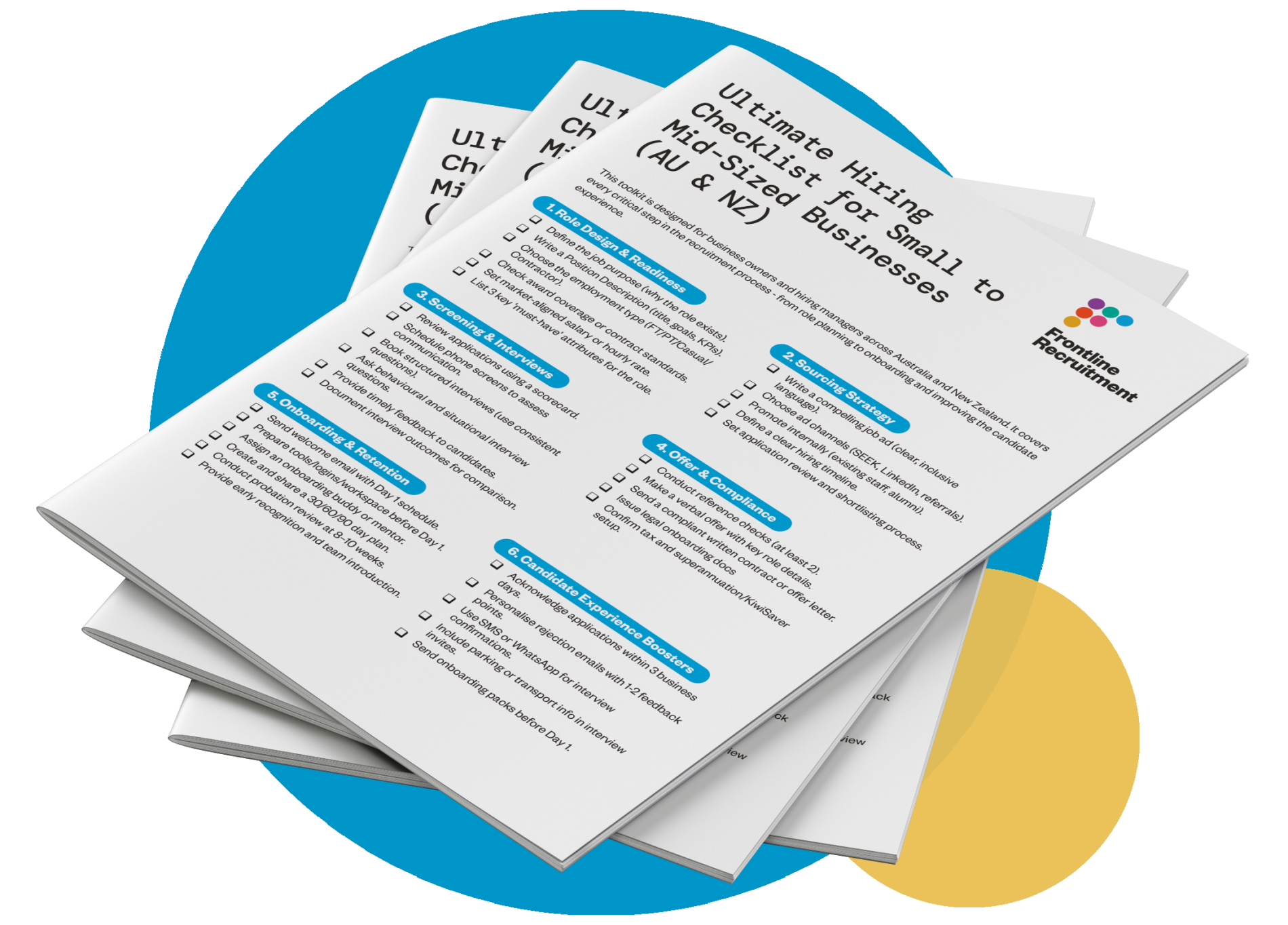 Download your free Ultimate Hiring Checklist