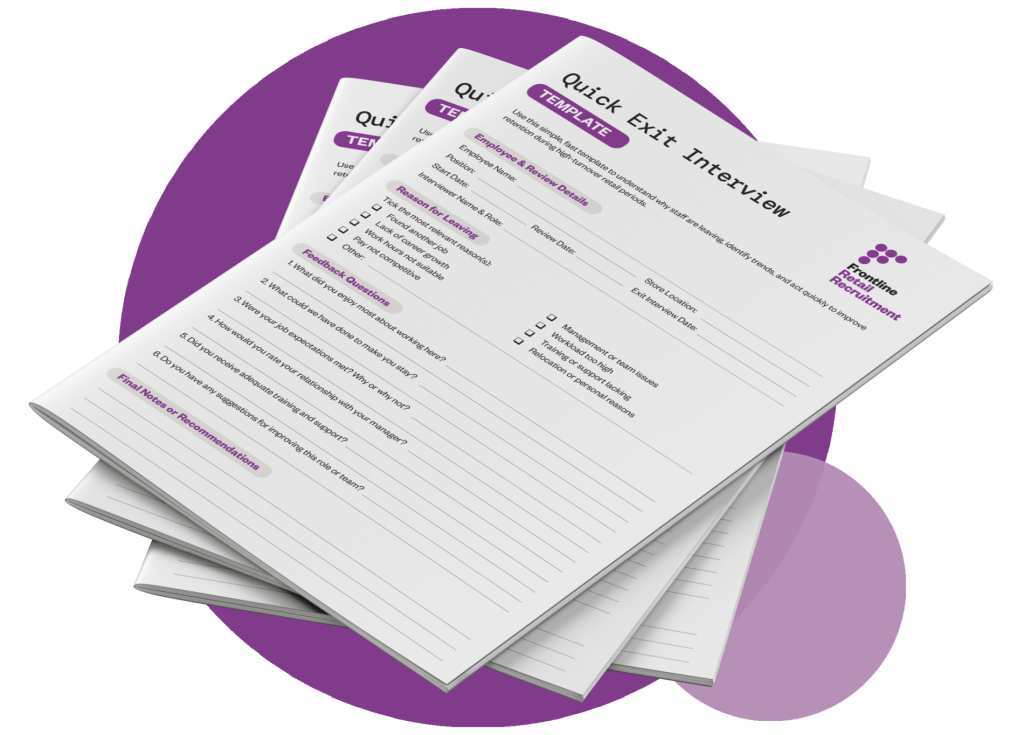 Retail Quick Exit Interview Template