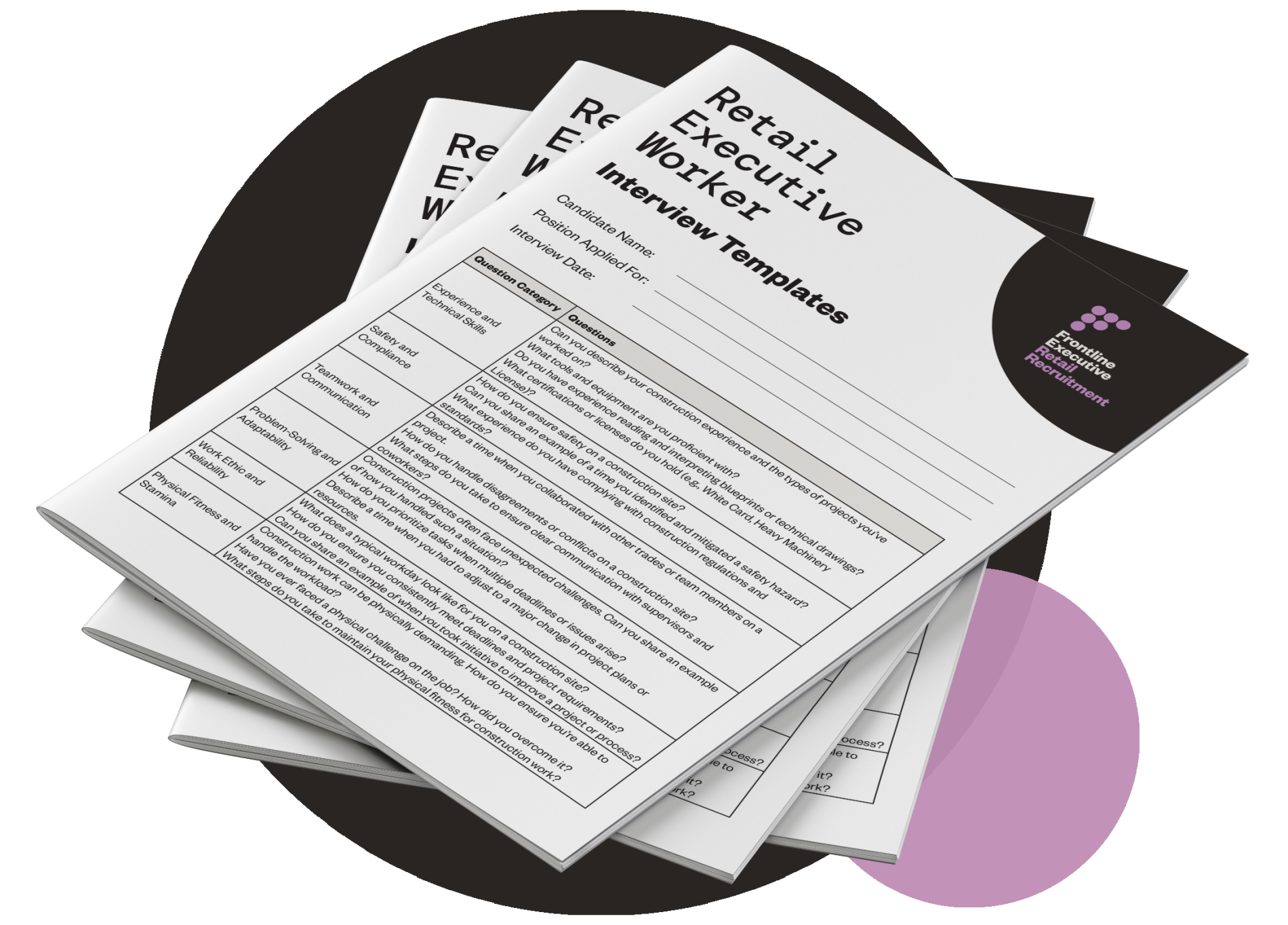 Download your freeRetail Executive Position Interview Template