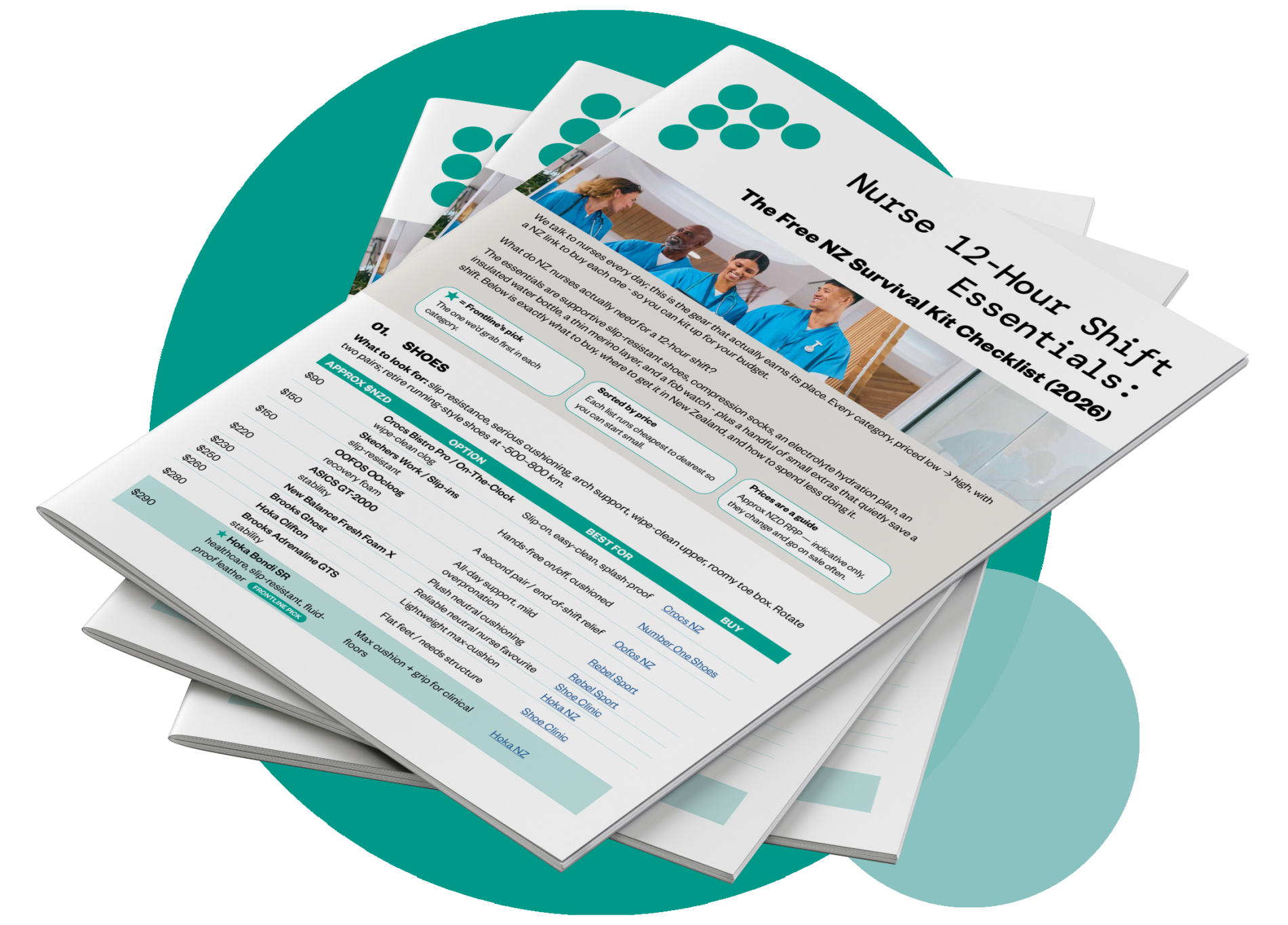 Download your free Health Nurse Shift Essentials Guide!