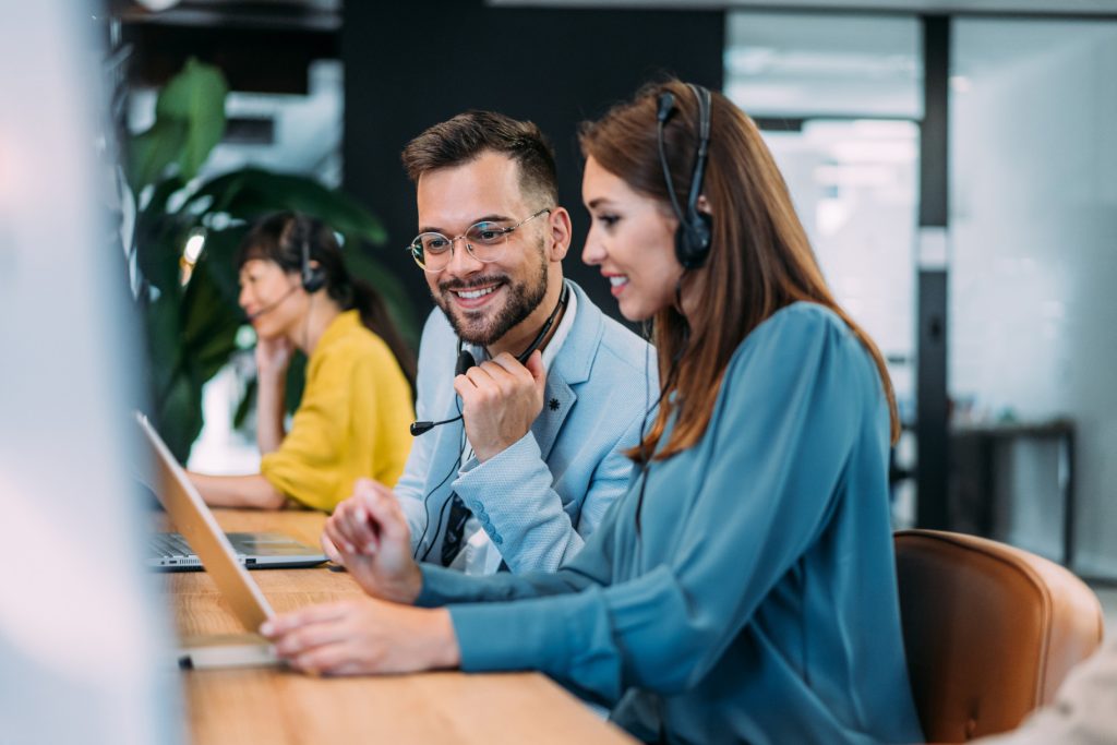 Service Delivery Manager mentoring customer service representatives and overseeing client service operations in an Australian contact centre.
