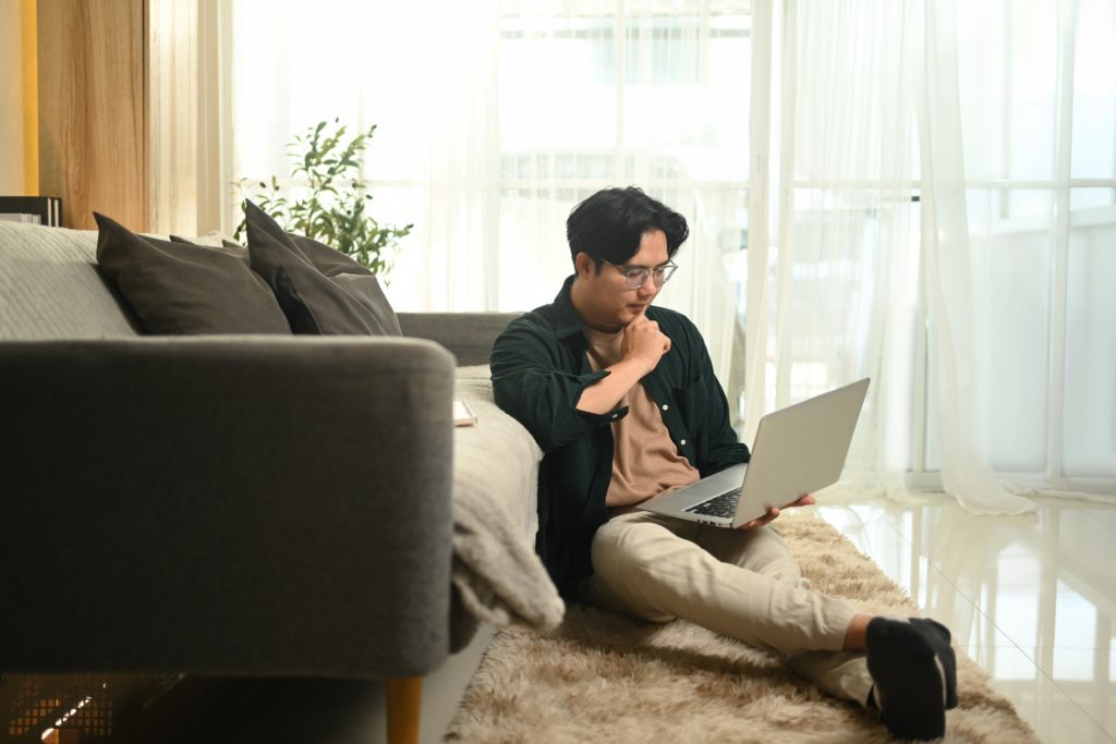 Job seeker using ChatGPT to write an authentic CV.