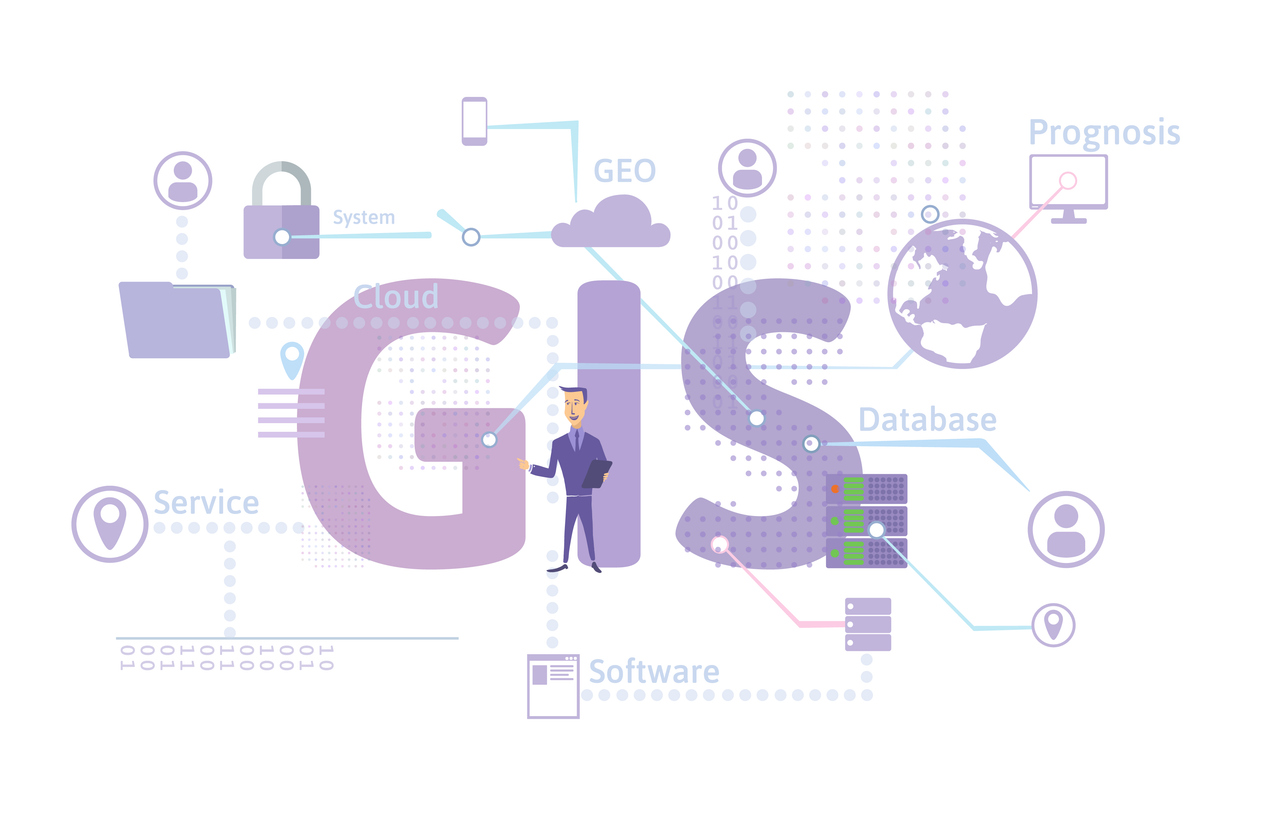 HR professional reviewing GIS software data for talent acquisition
