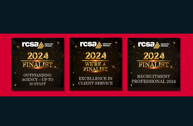 Horner Recruitment is a 2024 RCSA Industry Awards finalist for three categories|RCSA Industry Award finalist)