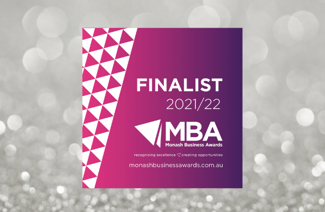 Horner is a Monash Business Awards Finalist||