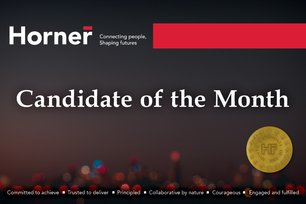 Horner Candidate of the Month|Candidate of the Month|