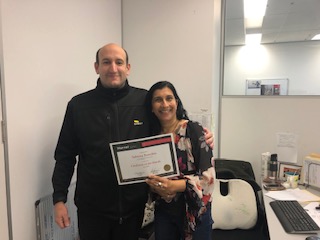 Sabrina Bowden - Candidate of the Month June 2019