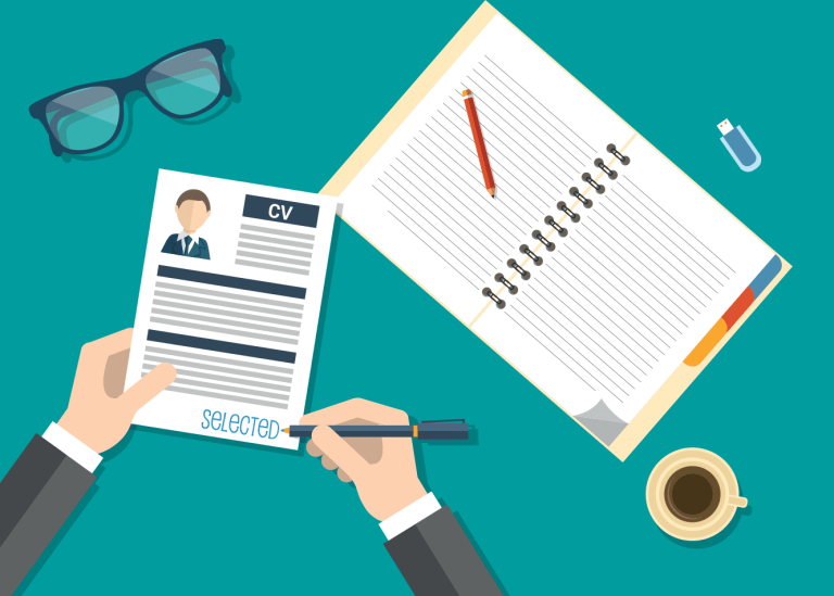 One pager resume template Hudson - One Pager Resume Template 768x549 