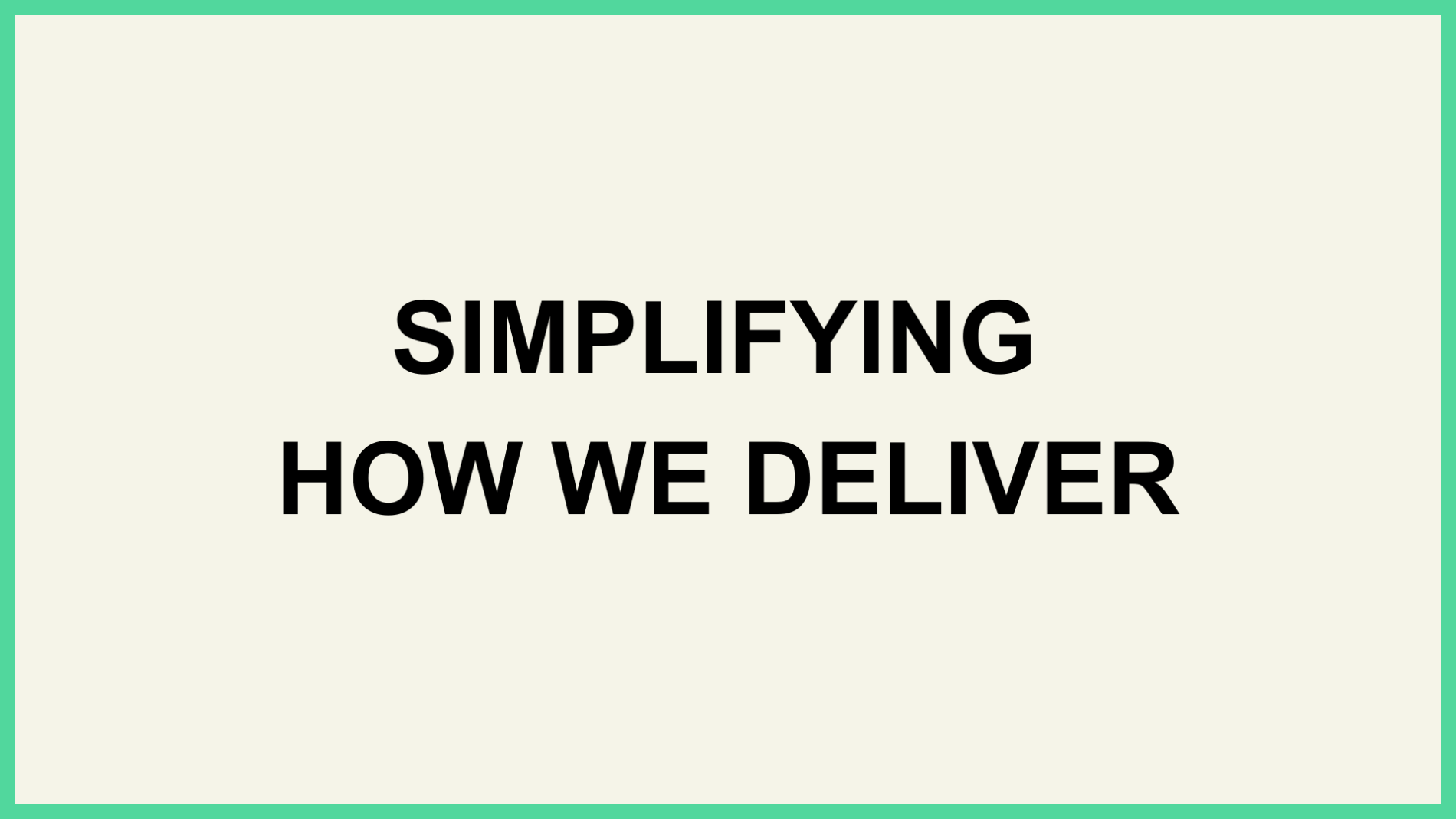 Mid 2025: Sharpening our model