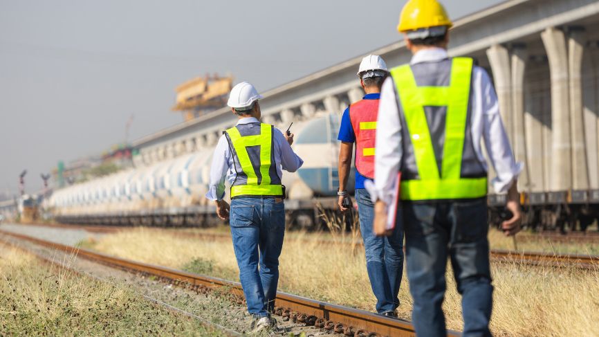 Construction crew on a regional project site in Australia