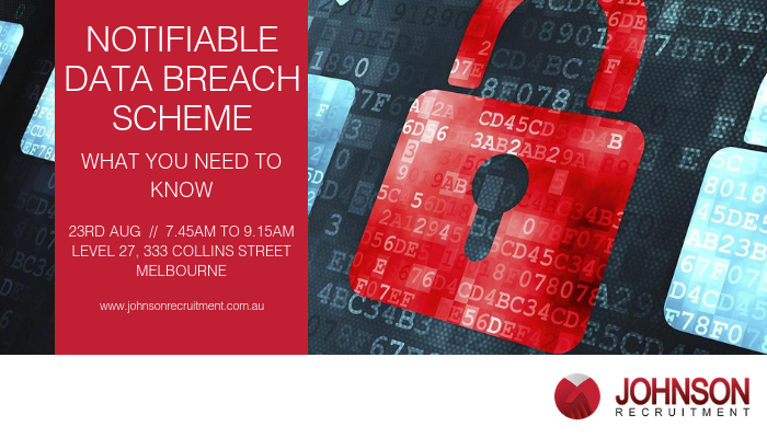Upcoming Event: Notifiable Data Breach Scheme