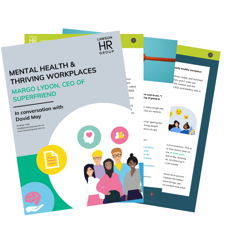 Thriving Workplaces & Mental Health