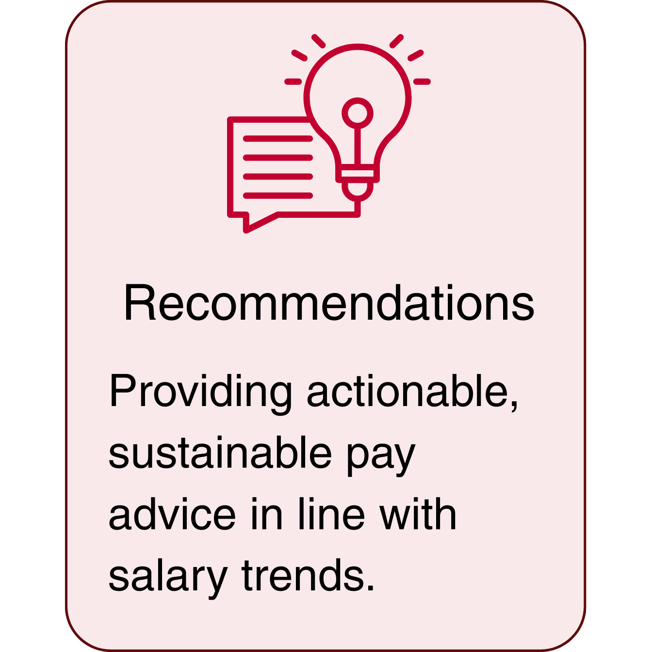 Salary Benchmarking Recommendations