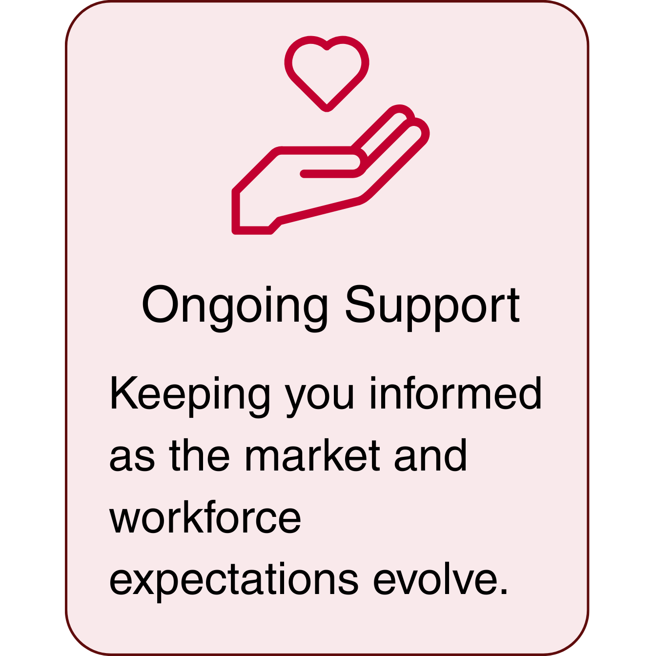 Salary Benchmarking Ongoing Support