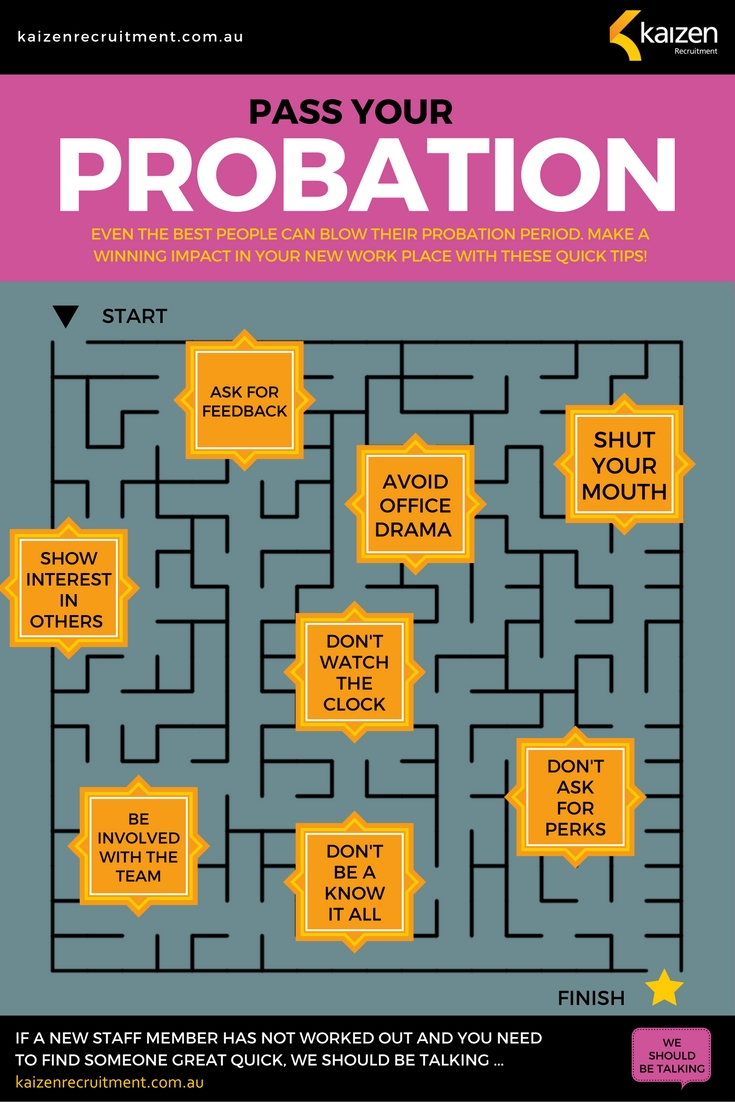 Probation period infographic