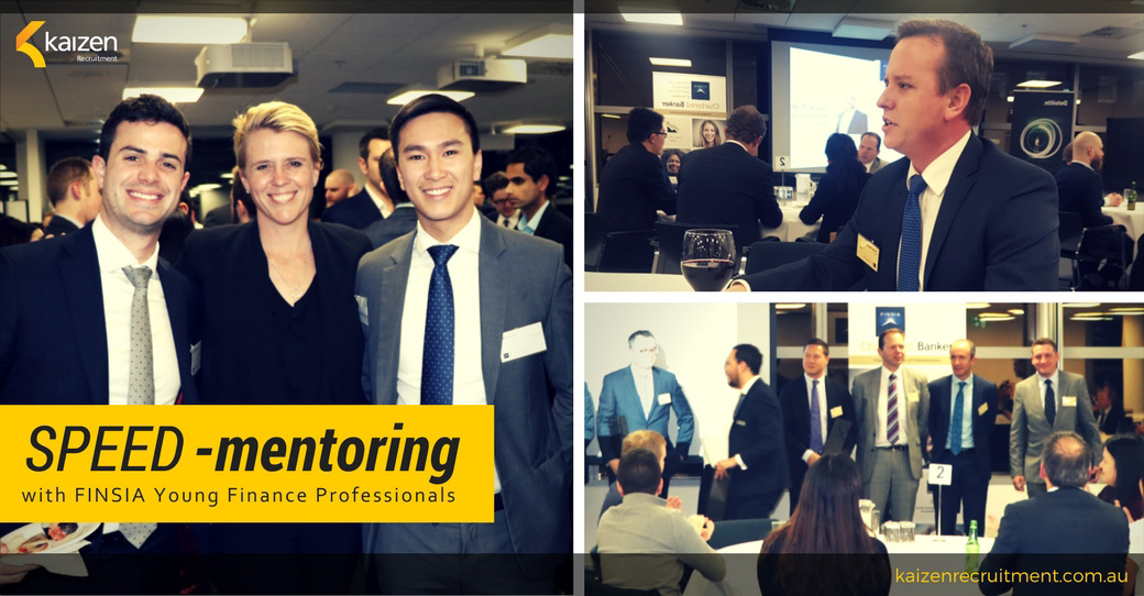 Speed mentoring FINSIA Young Finance Professionals YFP