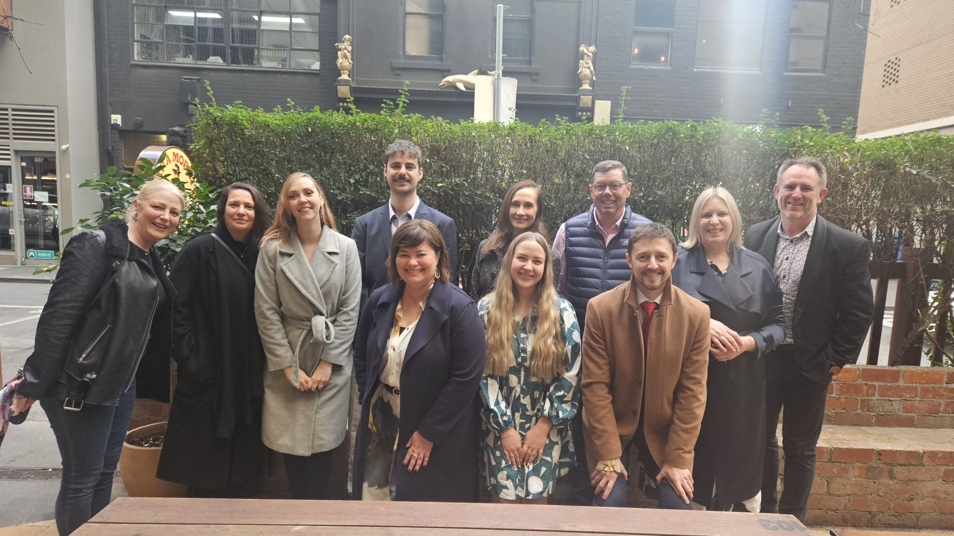 group photo eofy lunch