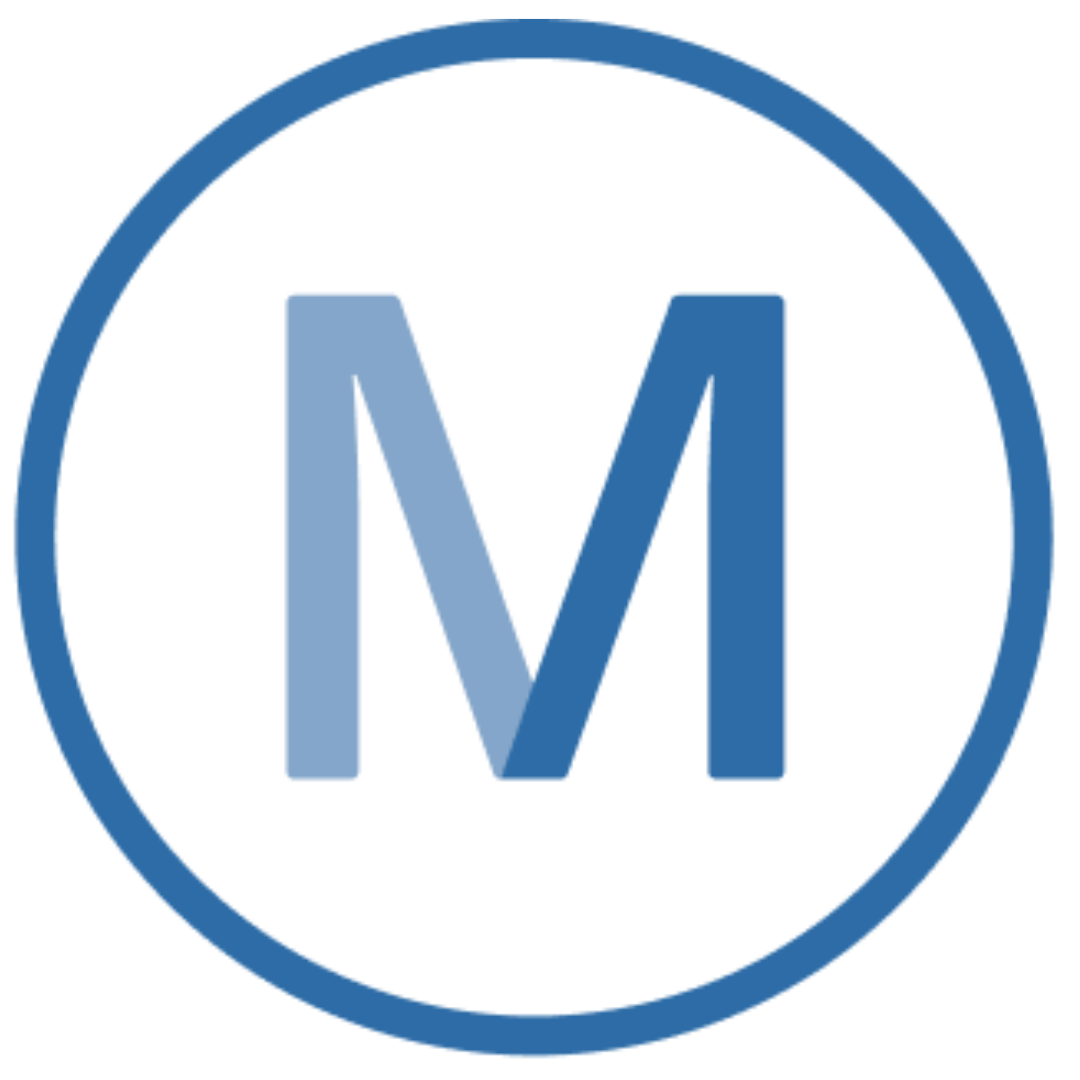 MAYDAY blue recruitment icon logo