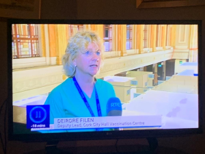 deirdre filen on rte news nursing during the covid 19 pandemic