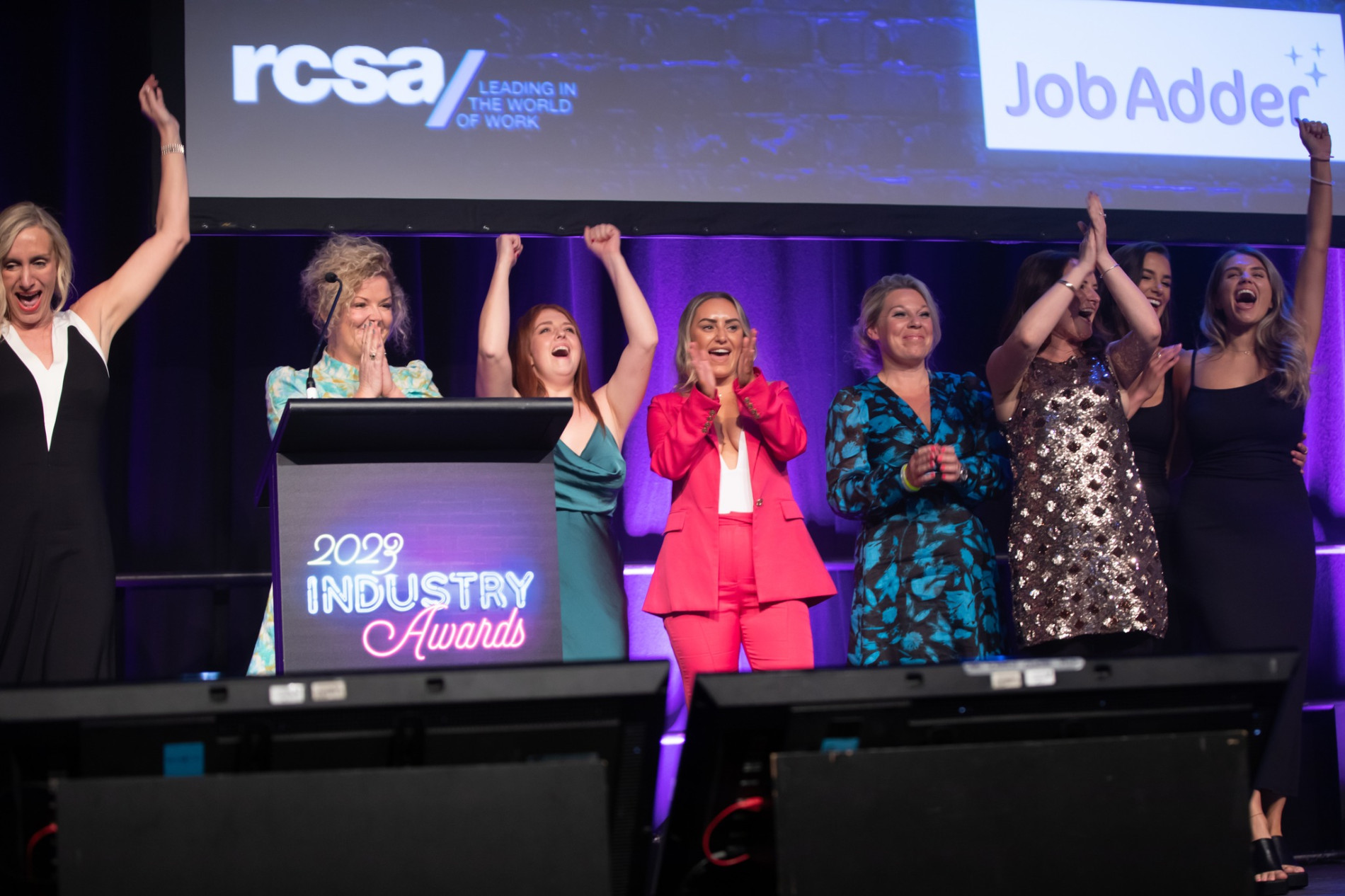 MAYDAY recruitment winning outstanding agency of the year at the 2023 rcsa awards