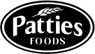 Patties Foods logo.