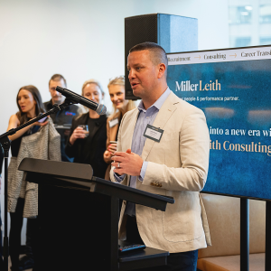 Stephen Borg presenting